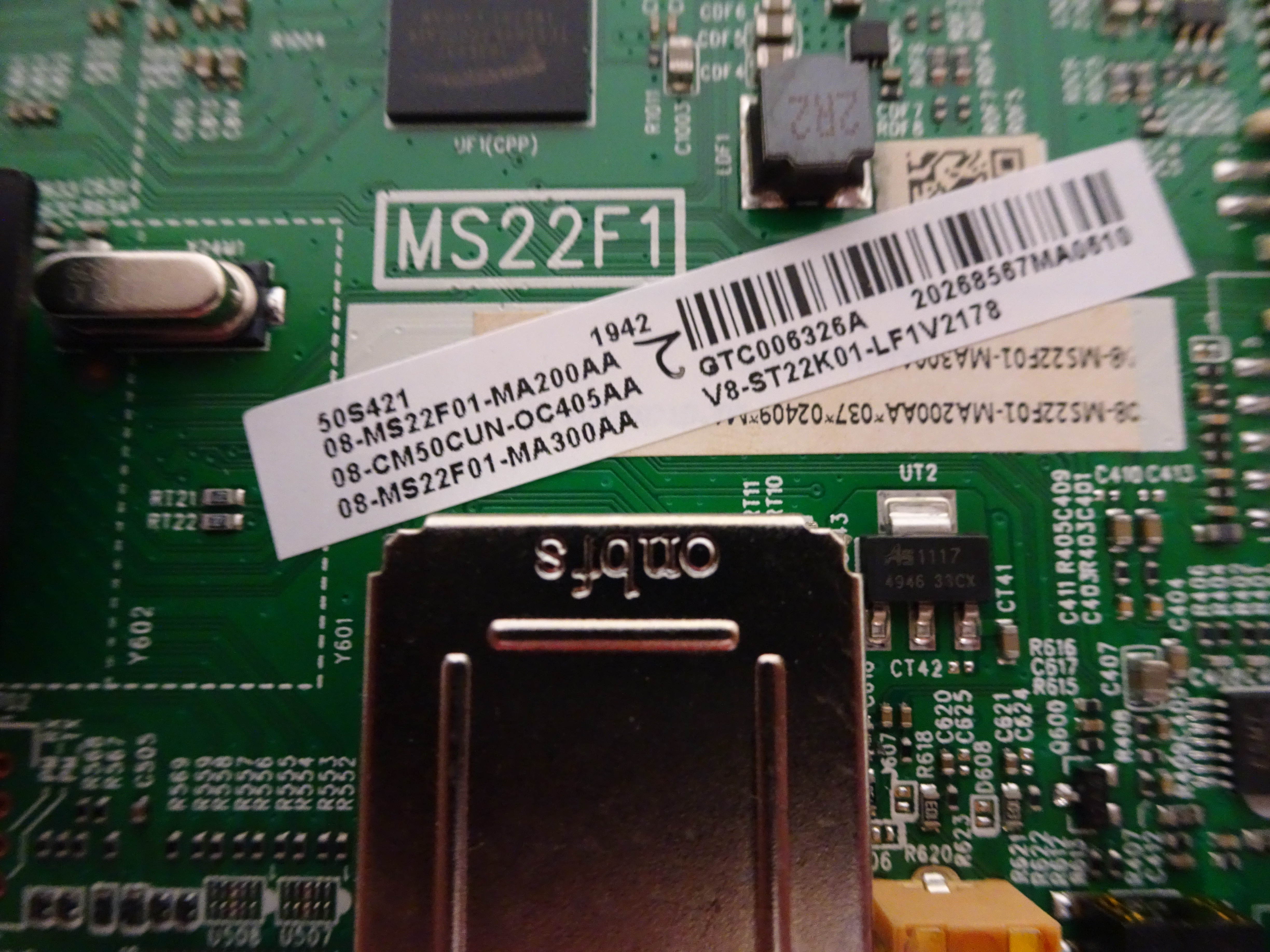 TCL 50S421 43S421 55S421 65S425 50S423 65S423 65S421 Main Board 08-MS22F01-MA200AA