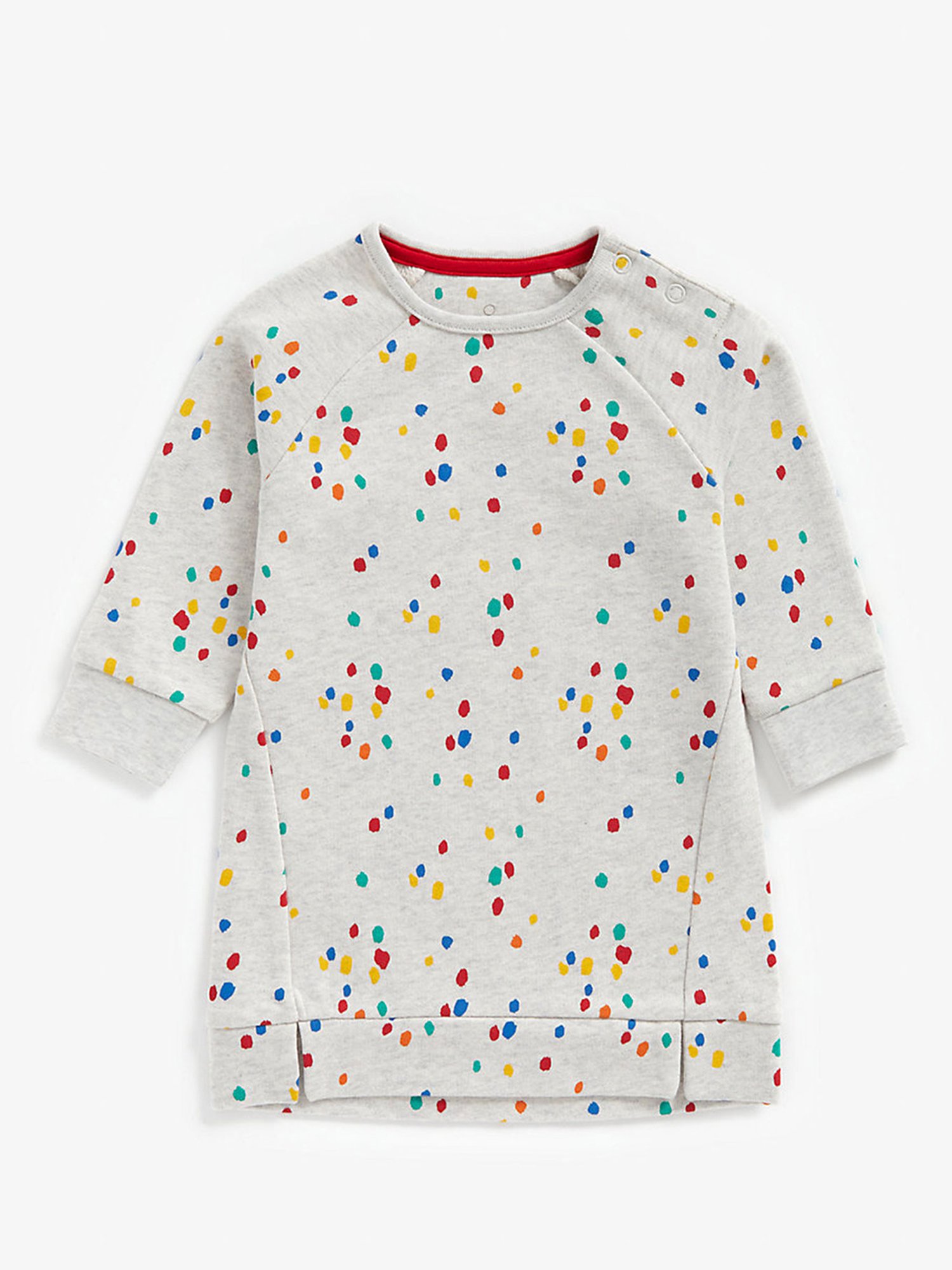 Mothercare Kids Grey & Red Printed Full Sleeves Sweatshirt with Leggings