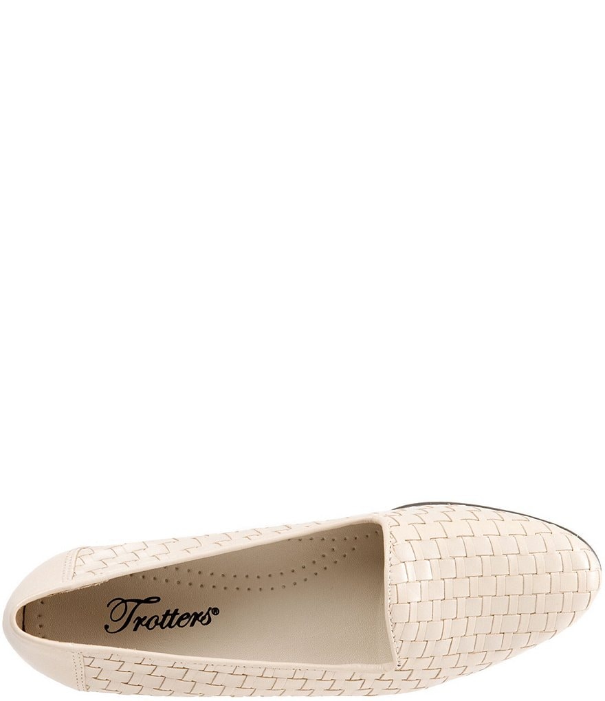 Trotters Liz Woven Leather Loafers