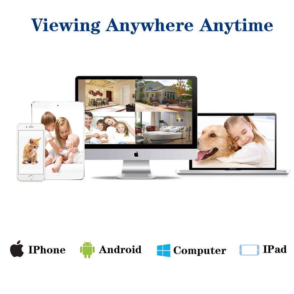 Wireless WiFi Video Doorbell Phone Door Ring Intercom Camera PIR Motion Detect