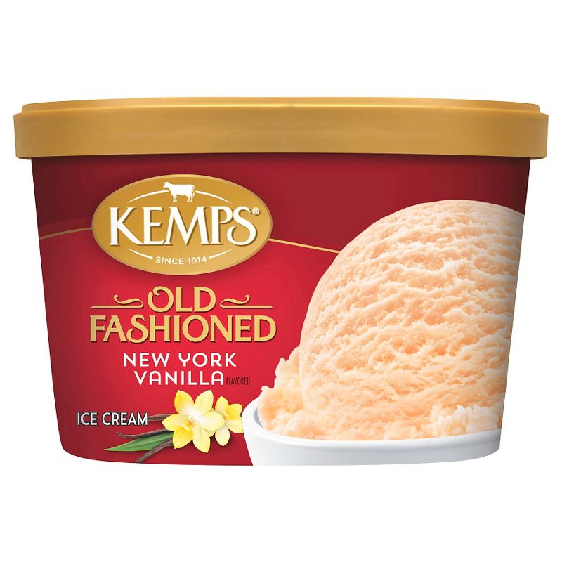 Kemps New York Vanilla Premium Ice Cream - 48oz