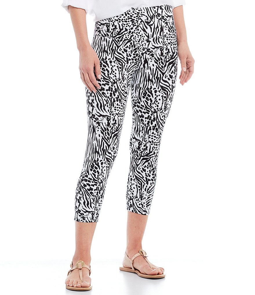 Intro Petite Size Bella Solid Double Knit Slim Her Leggings