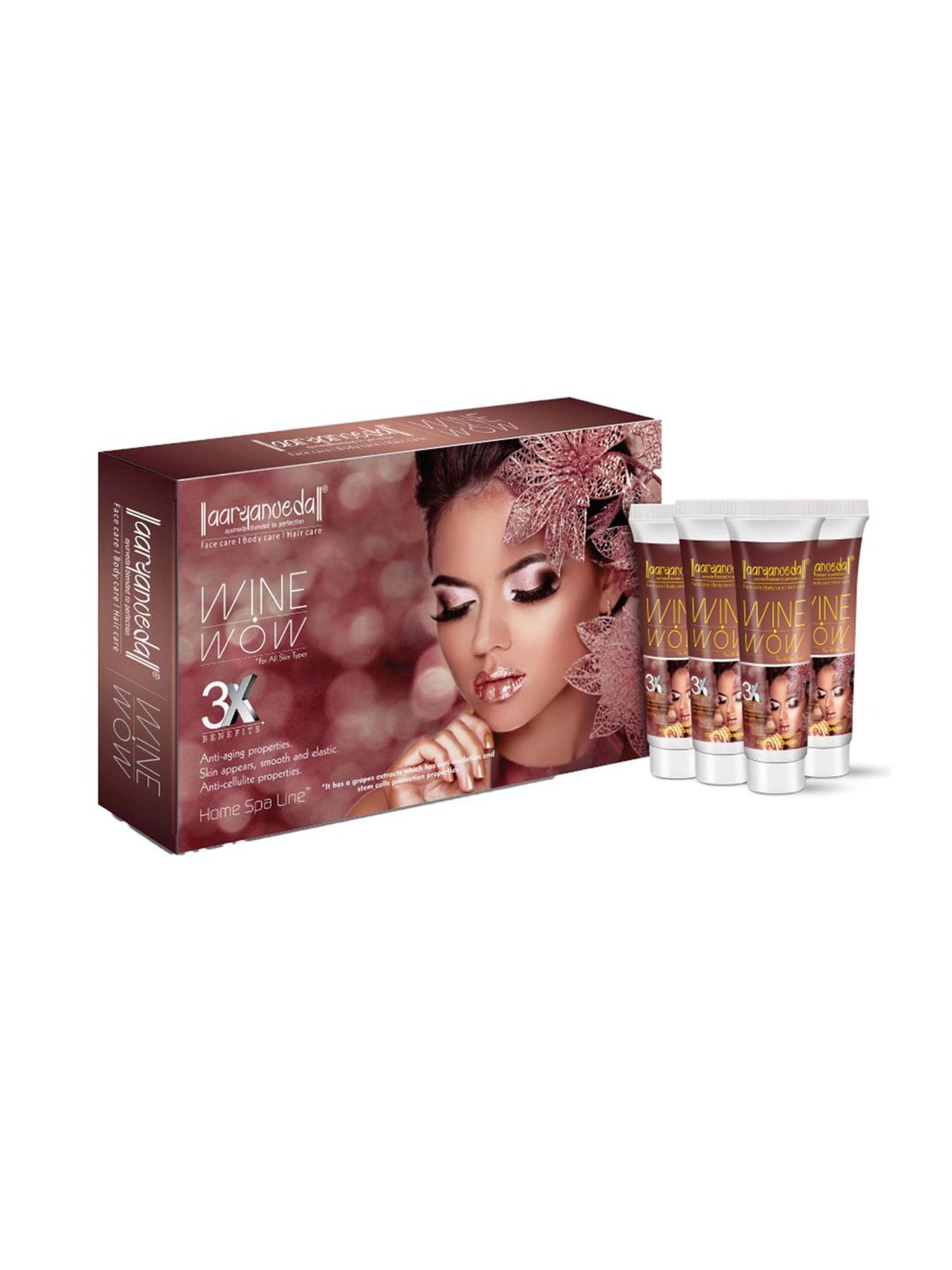 Aryanveda Wine Wow Facial Spa Kit