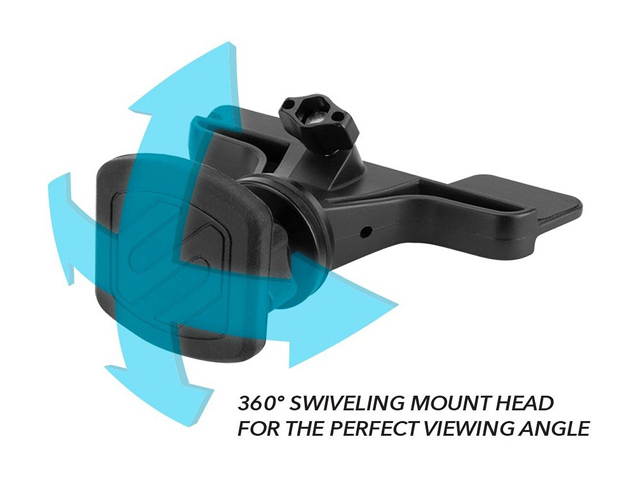 Scosche - MAGICMOUNT CD Magnetic CD Slot Mount For Mobile devices, Adjustable lock for secure holding in CD slot, Color: Black