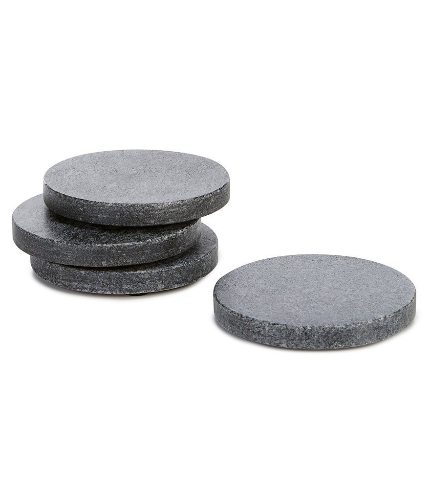 Southern Living Marble Round Coasters, Set of 4