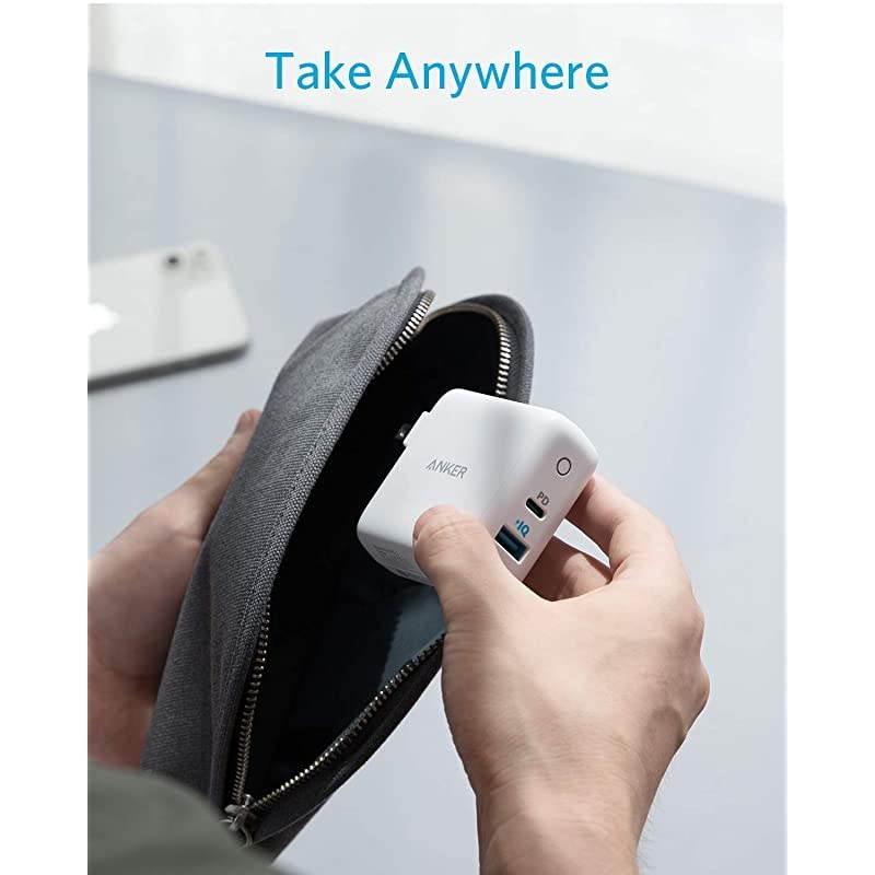 iPhone 12 Charger  30W 2 Port Fast Charger with 18W USB C Power Adapter Foldable PowerPort PD 2 for iPhone 1212 Mini 12 Pro 12 Pro Max 11 XXRXS iPad Pro Pixel Galaxy