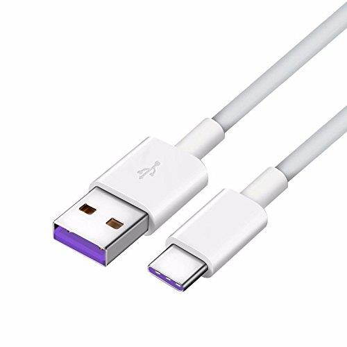 USB-C Quick Compatible with All Huawei Phone Models with TYPE-C Connector-White