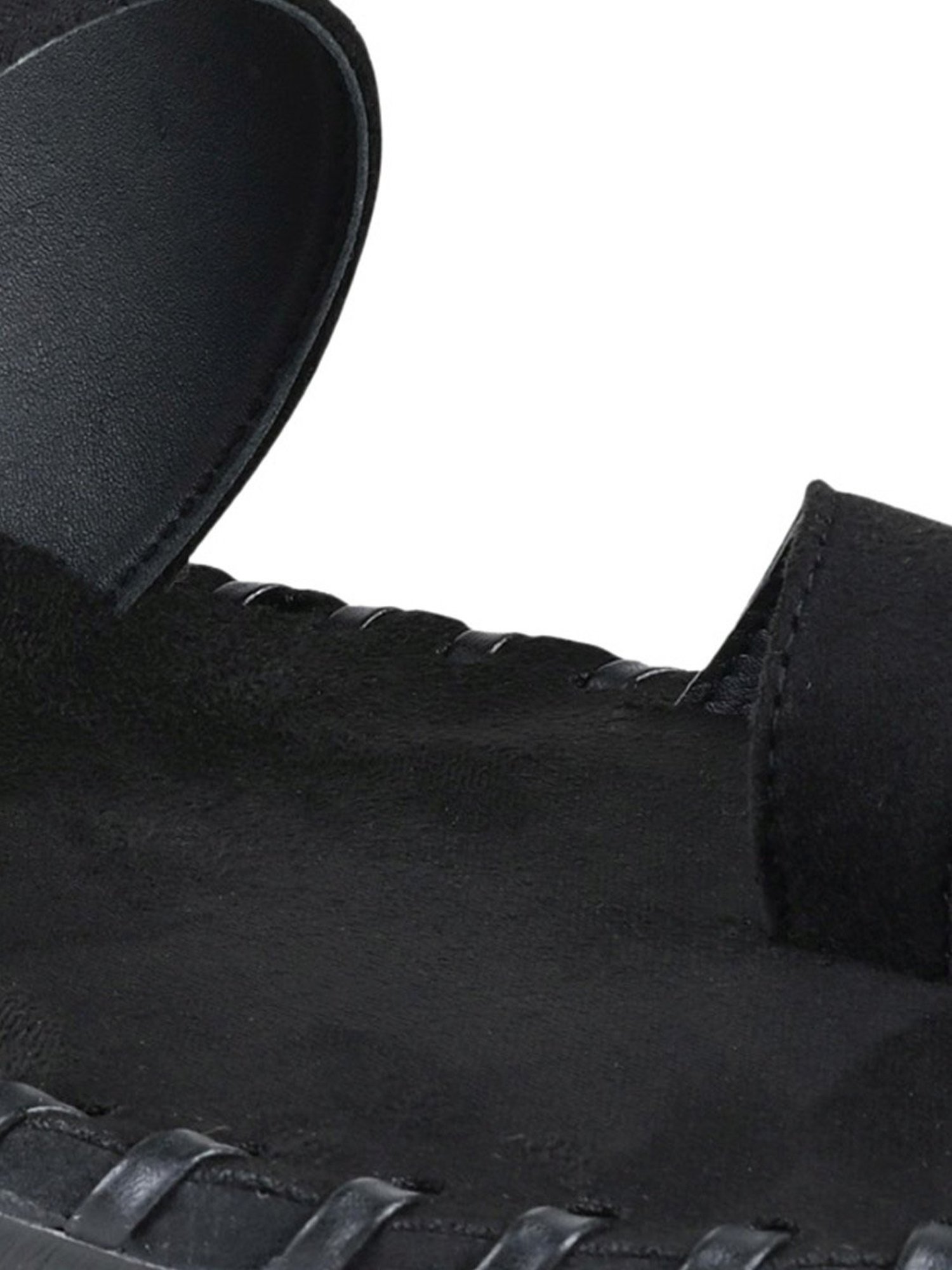 Regal Men's Black Toe Ring Sandals