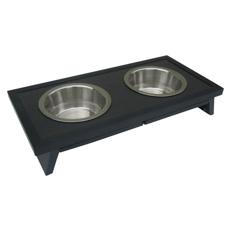 Amici Pet Marble Paw Glass Food Canister, 72oz