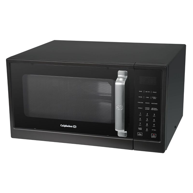 Calphalon 1.3 cu ft 1000W Air Fry Microwave Oven - Matte Black