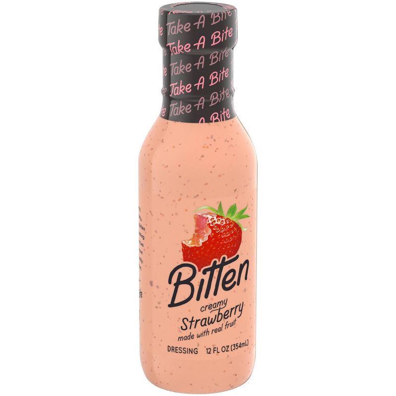 Bitten Creamy Strawberry Salad Dressing - 12fl oz