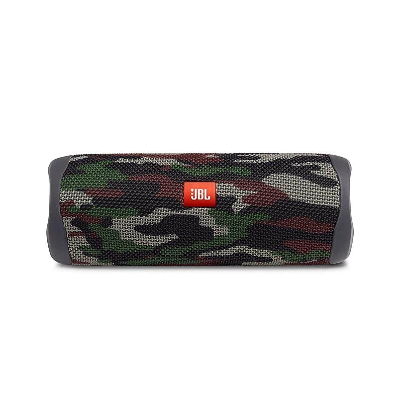 Flip 5 Waterproof Portable Wireless Bluetooth Speaker Bundle with 2Port USB Wall Charger Camouflage