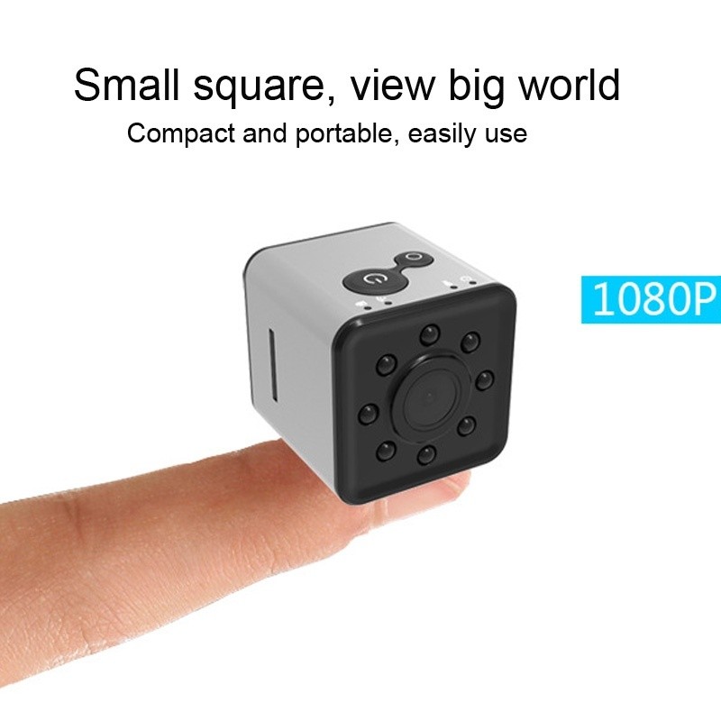 SQ13 Ultra-Mini DV Pocket WiFi 1080P 30fps Digital Video Recorder Camera Camcorder with 30m Waterproof Case, Support IR Night Vision
