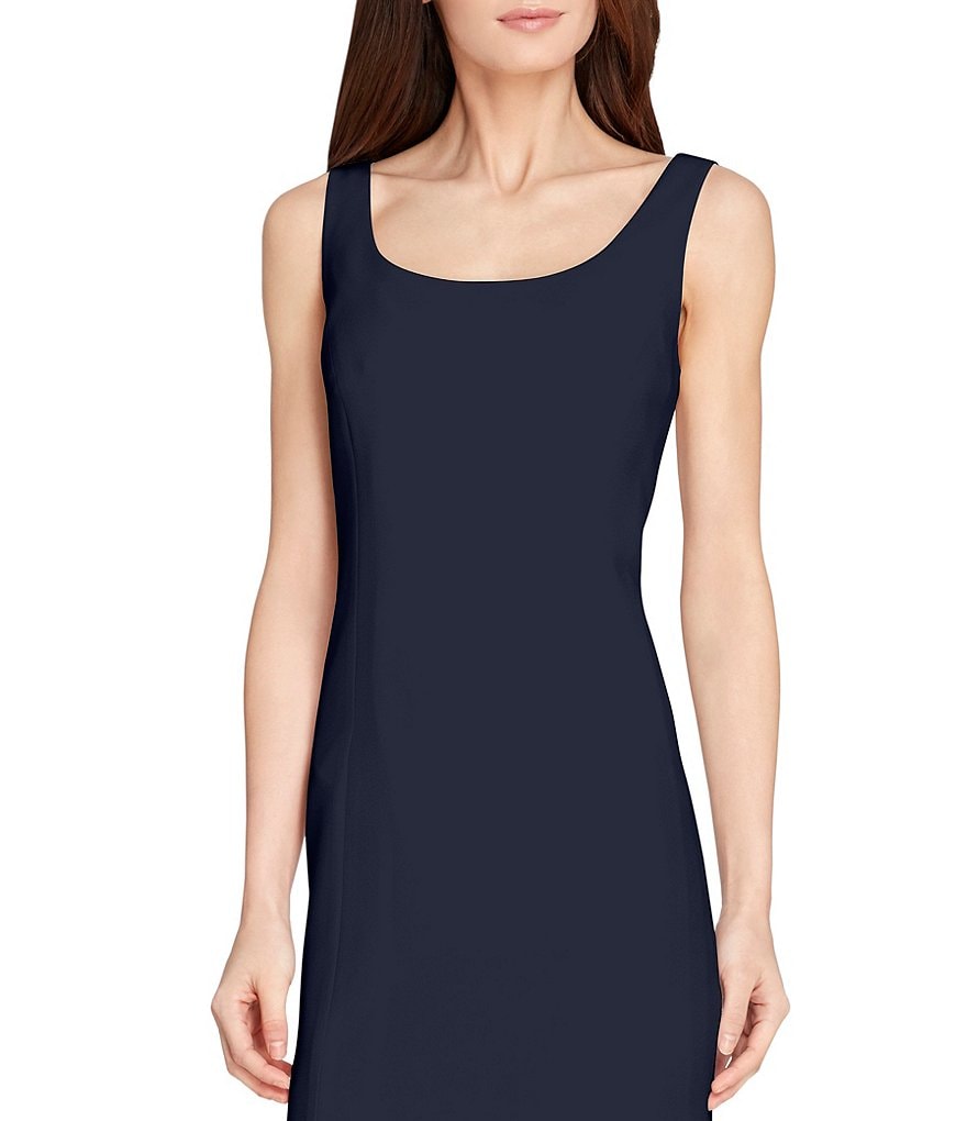 Tahari ASL Crepe Pearl Neckline Jacket 2-Piece Dress Suit