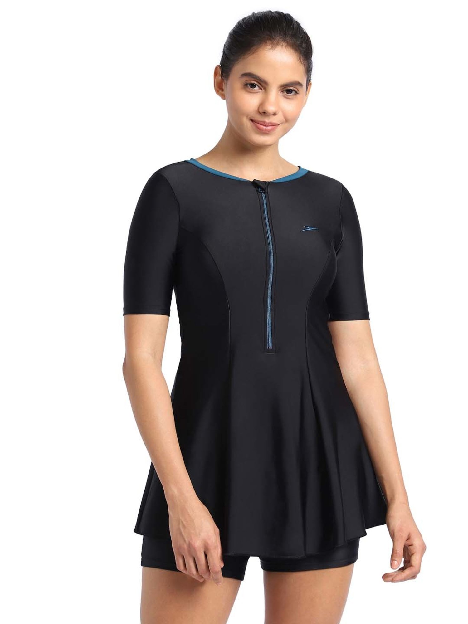 Speedo Black Plain Swimwear