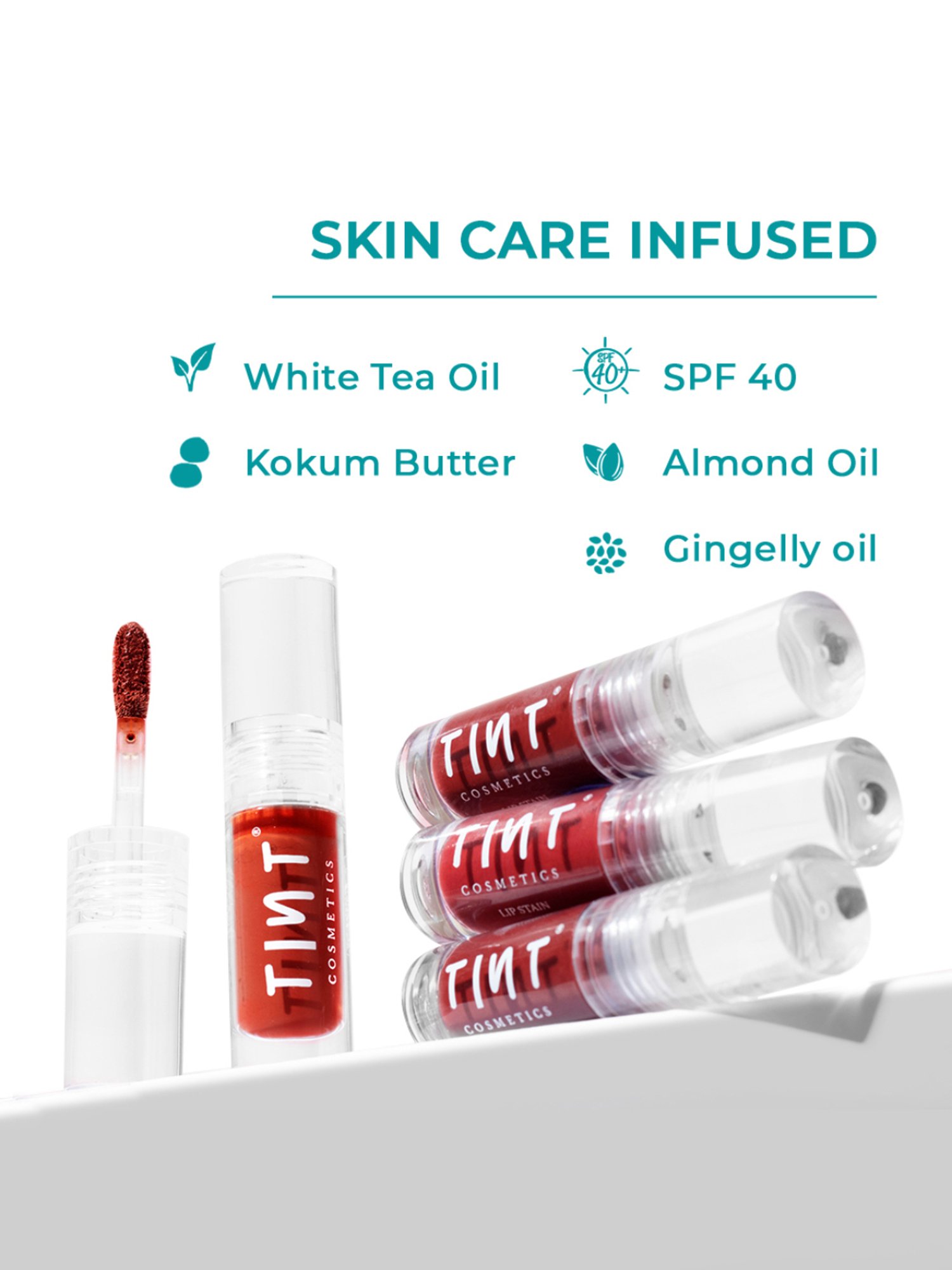 Tint Cosmetics Liquid Lip Stain Plum - 2.5 ml