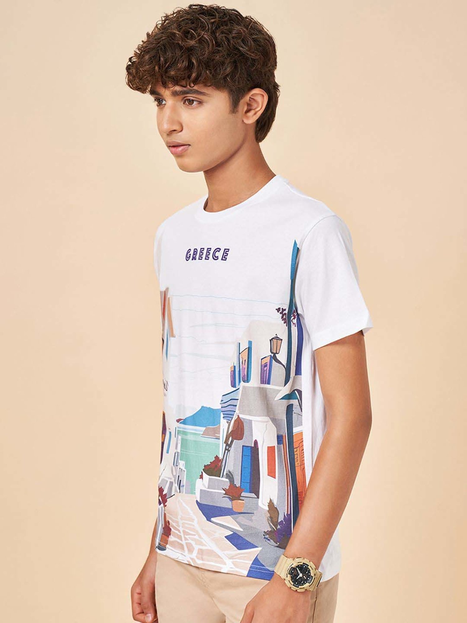 Coolsters by Pantaloons Kids Multicolor Cotton Graphic T-Shirts