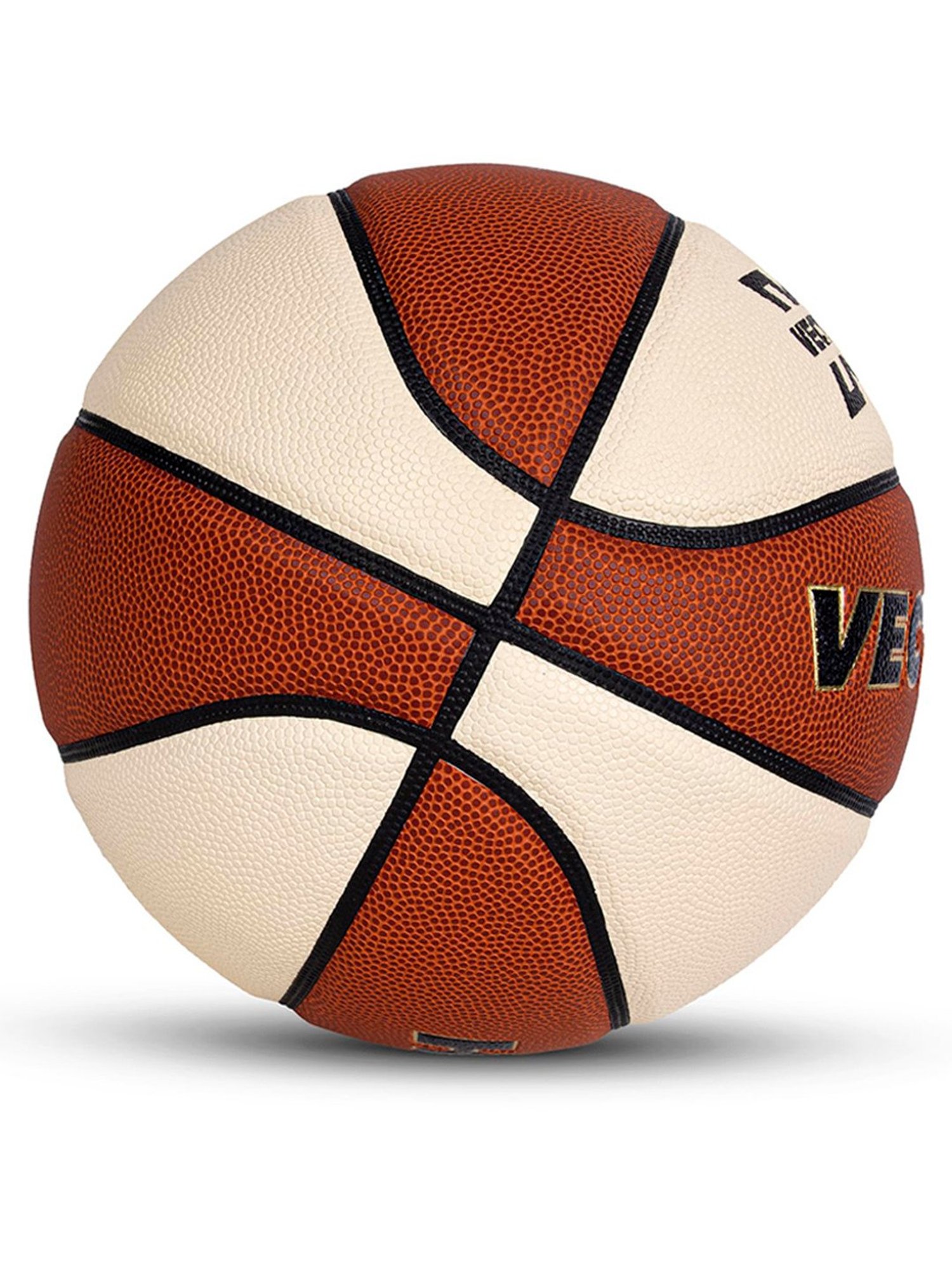 Vector X HG-100 Federation of India FIBA Level 1 Approved Premium Basketball (Brown & Cream) Size -7