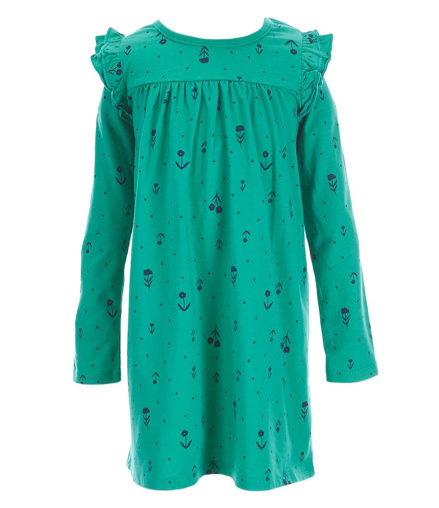 Tea Collection Girls 3 Months-4T Ruffle Shoulder Dress