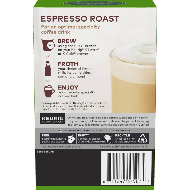 Green Mountain Coffee Vista 44° North Espresso Roast Keurig K-Cup Coffee Pods - Dark Roast - 6ct