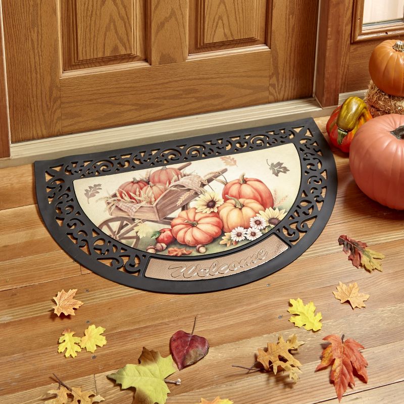 Lakeside Holiday Doormat with Interchangeable Graphic Inserts - 6 Pieces