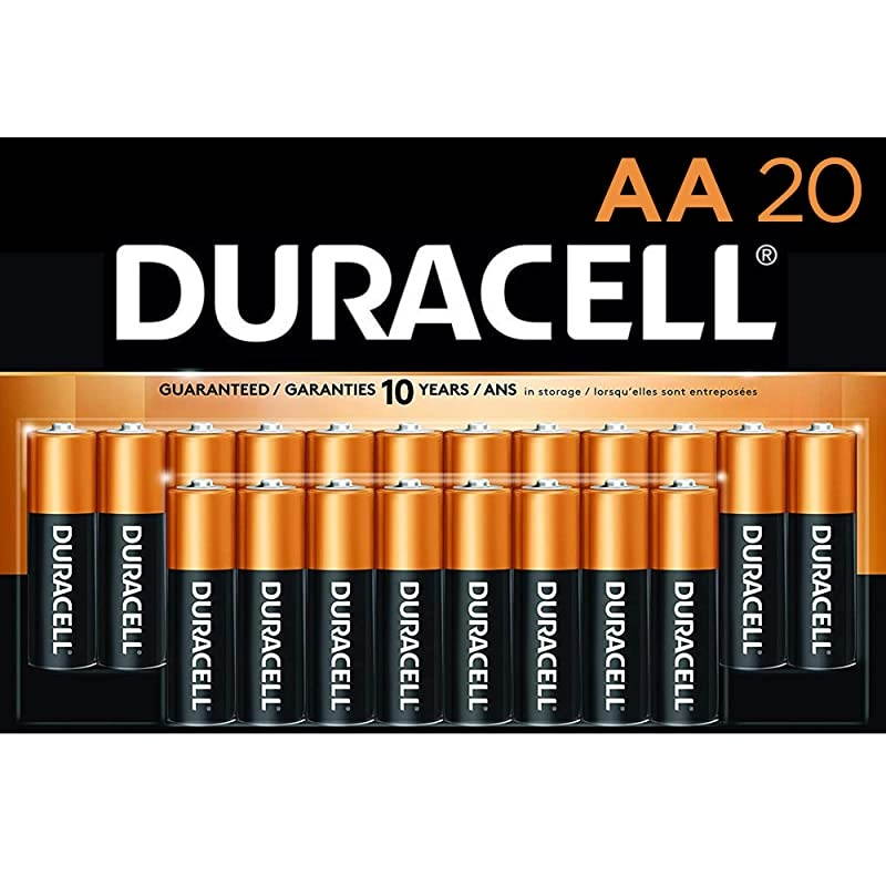 CopperTop AA Alkaline Batteries - Long Lasting, All-Purpose Double A battery for Household and Business - 20 Count