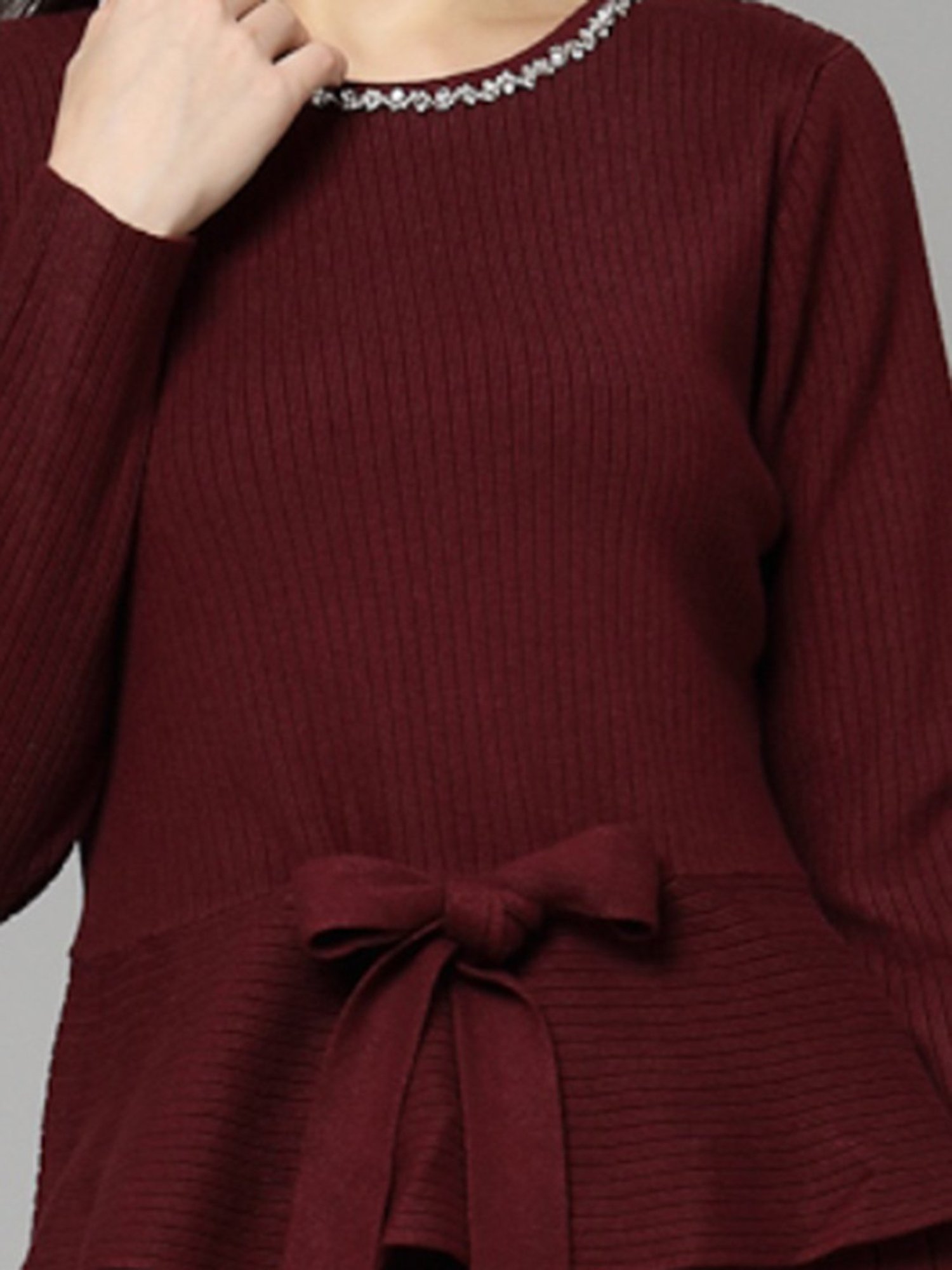 Mafadeny Wine Maxi Co-Ord Set