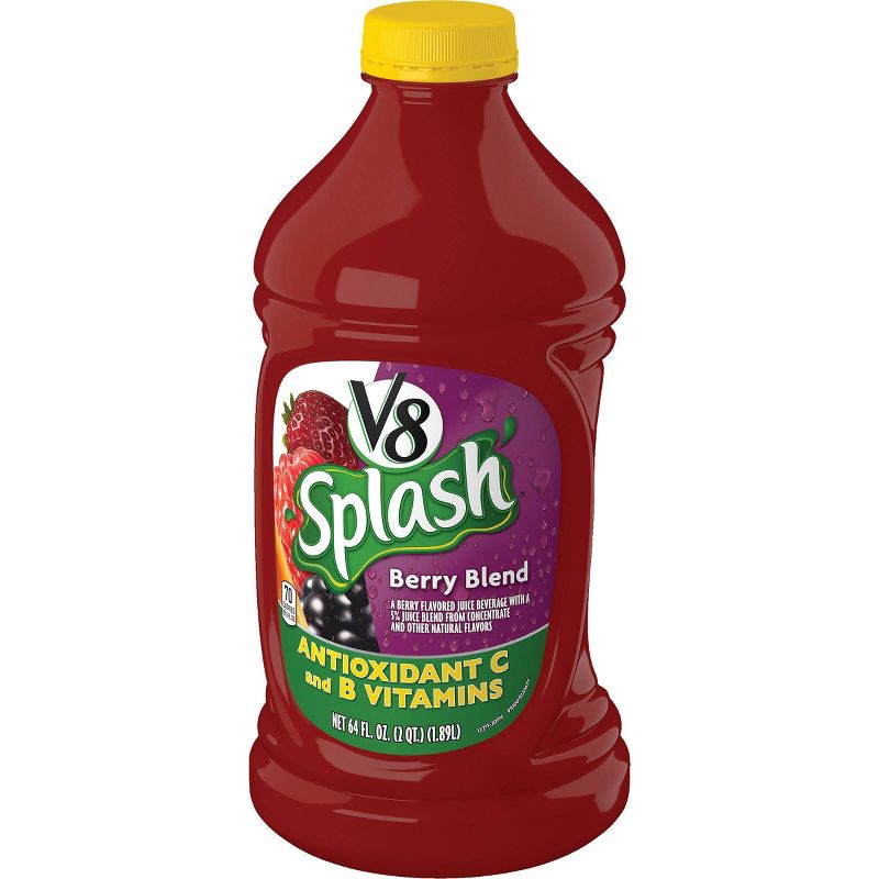 V8 Splash Berry Blend Juice - 64 fl oz Bottle