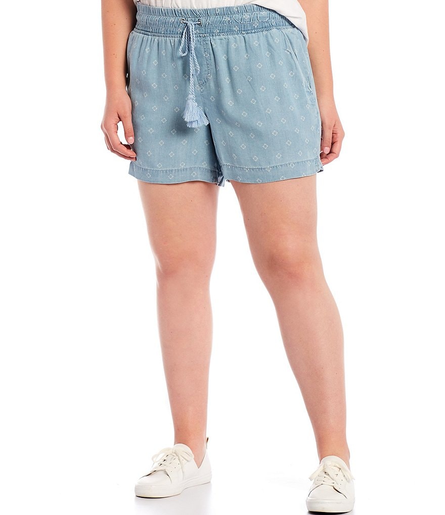 Code Bleu Plus Size Chelsea Bermuda Shorts