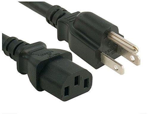 AYA 6Ft (6 Feet) 14AWG Heavy Duty Power Cord NEMA-15P C13 15A Cable 3 Conductor UL Listed