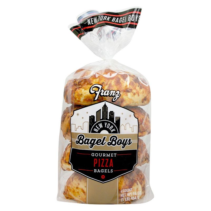 Franz New York Bagel Boys Gourmet Pizza Bagels - 16oz/4ct