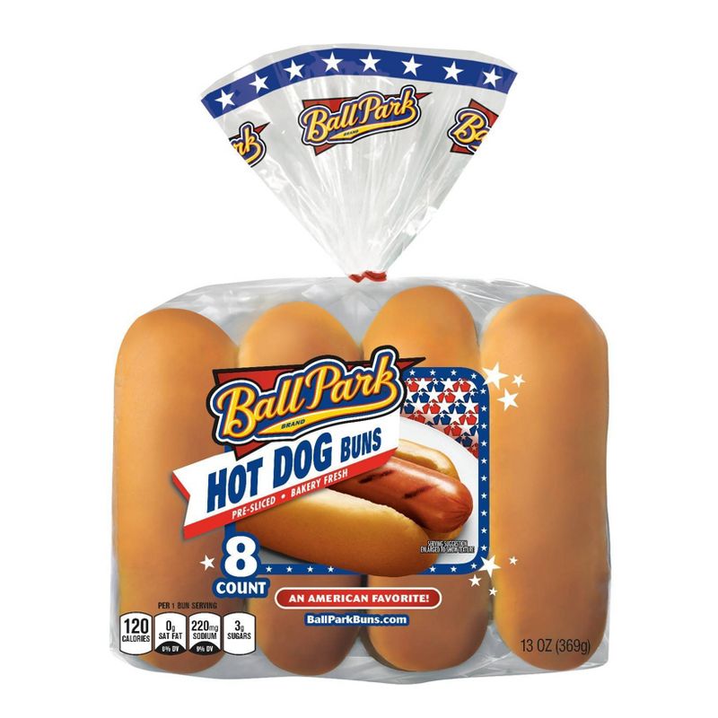 Ball Park Hot Dog Buns - 14oz/8pk