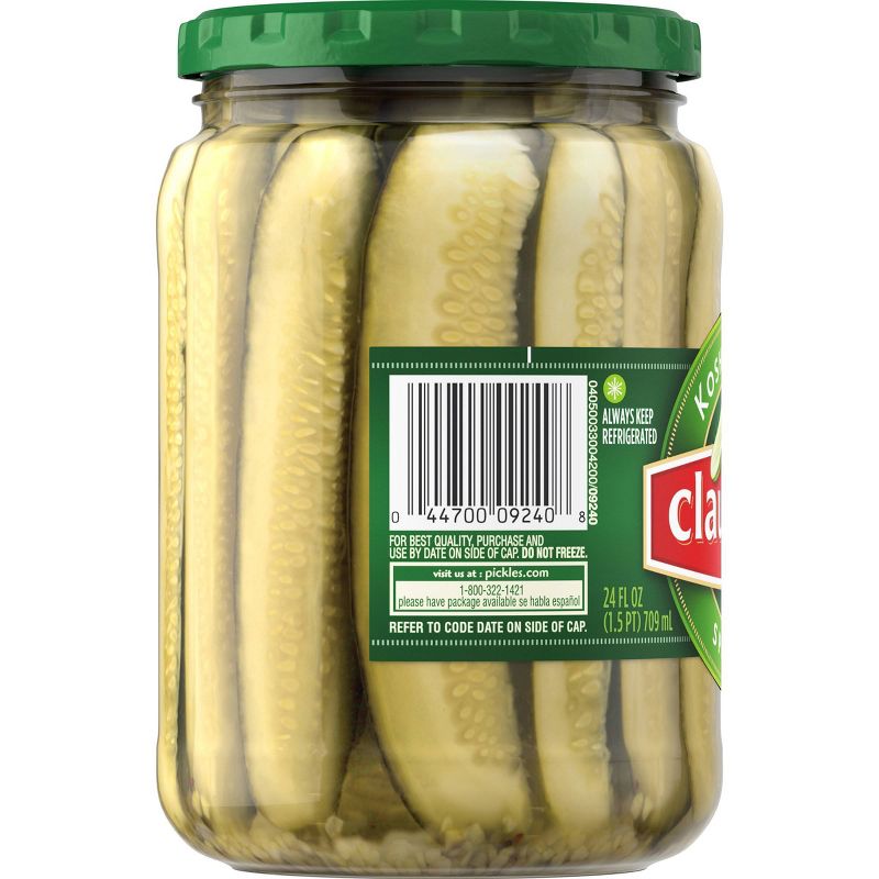 Claussen Dill Pickle Spears - 24 fl oz