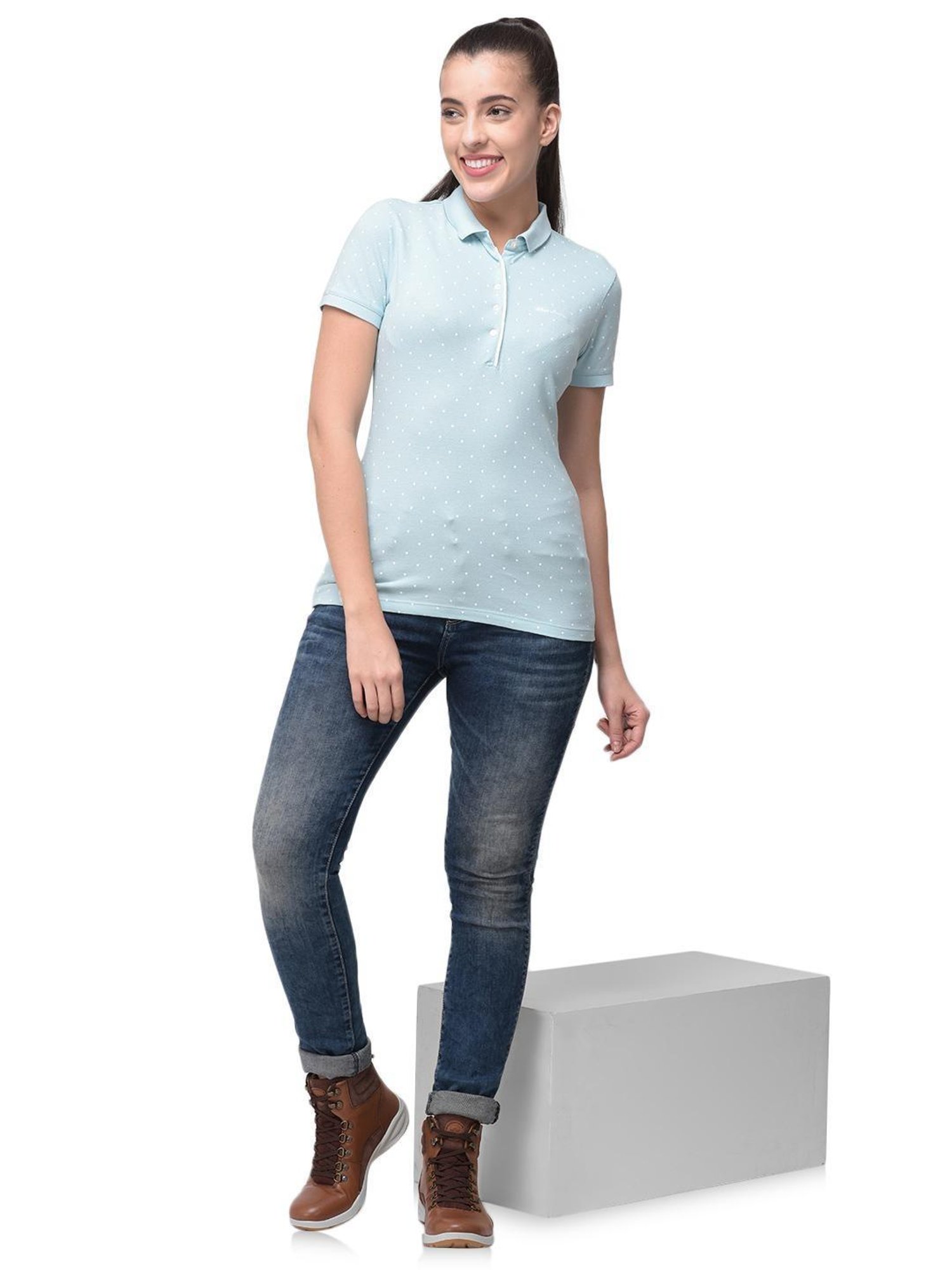 Woodland Dark Blue Skinny Fit Jeans