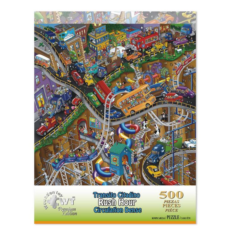 Wuundentoy Premium Edition: City Transit Jigsaw Puzzle - 500pc