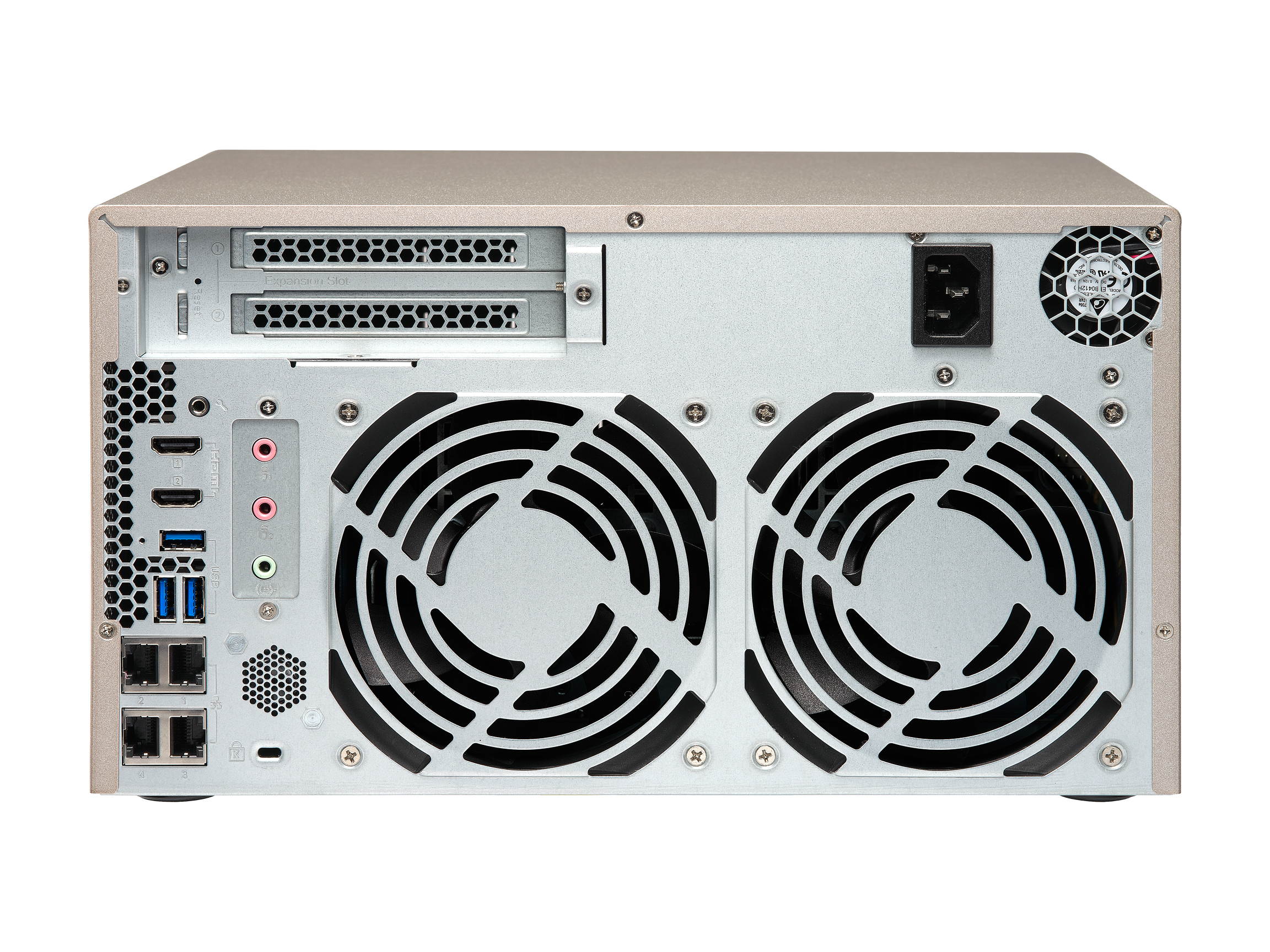 Qnap 8-bay NAS/iSCSI IP-SAN, AMD R series Quad-core 2.1GHz, 8GB RAM, 10G-ready (TVS-873e-8G-US)