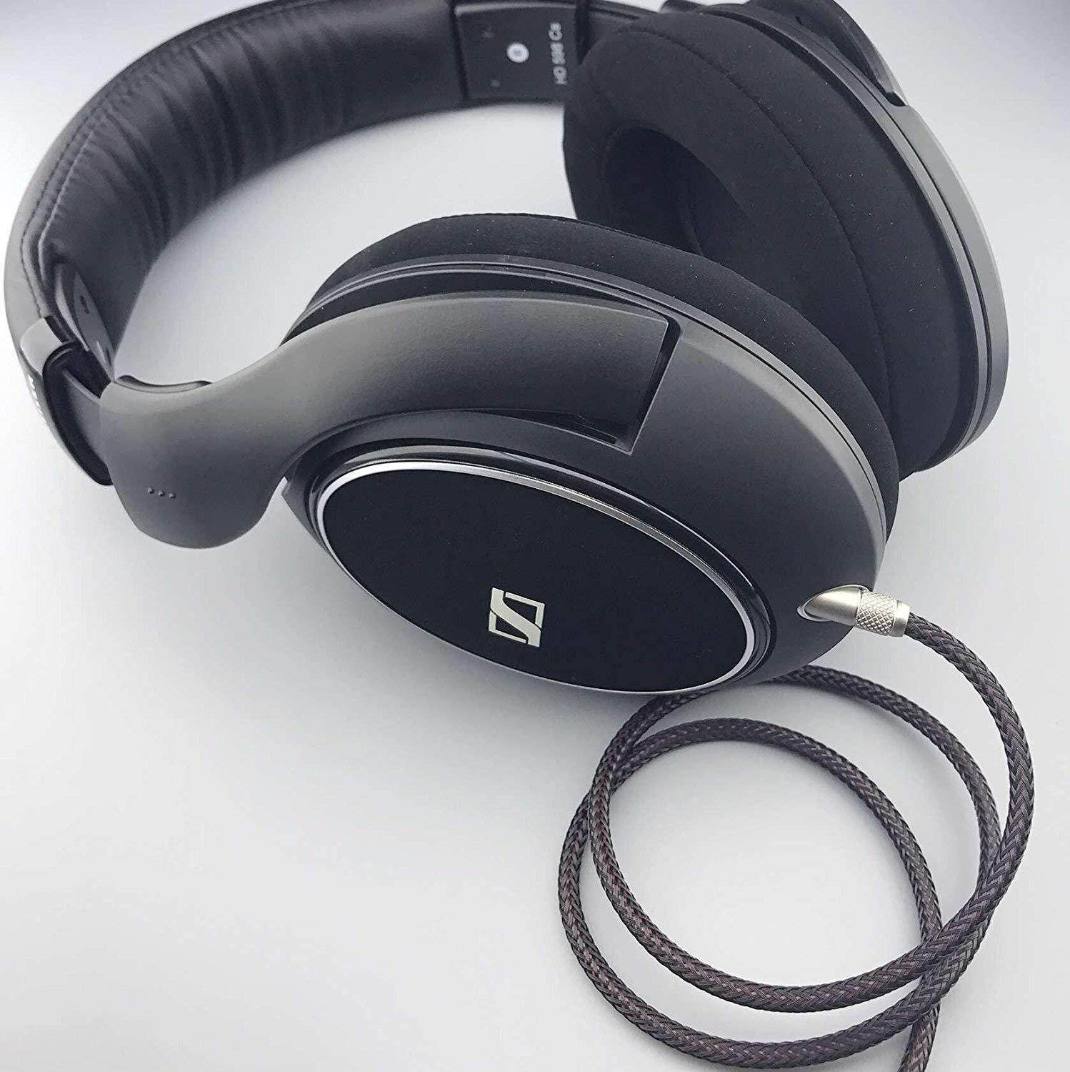 NewFantasia Replacement Audio Upgrade Cable for Sennheiser HD598 / HD558 / HD518 / HD598 Cs / HD599 / HD569 / HD579 Headphones 1.5meters/4.9feet