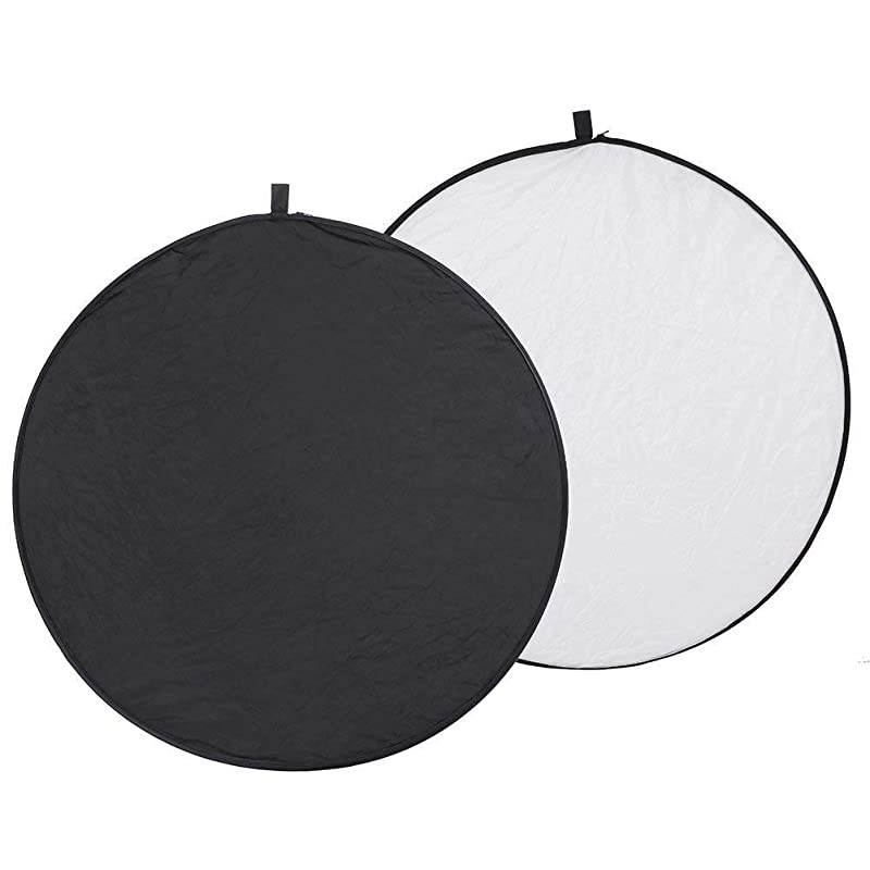 43 Inch/110 Centimeter Light Reflector 5-in-1 Collapsible Multi-Disc with Bag - Translucent, Silver, Gold, White and Black for Studio Photography Lighting and Outdoor Lighting