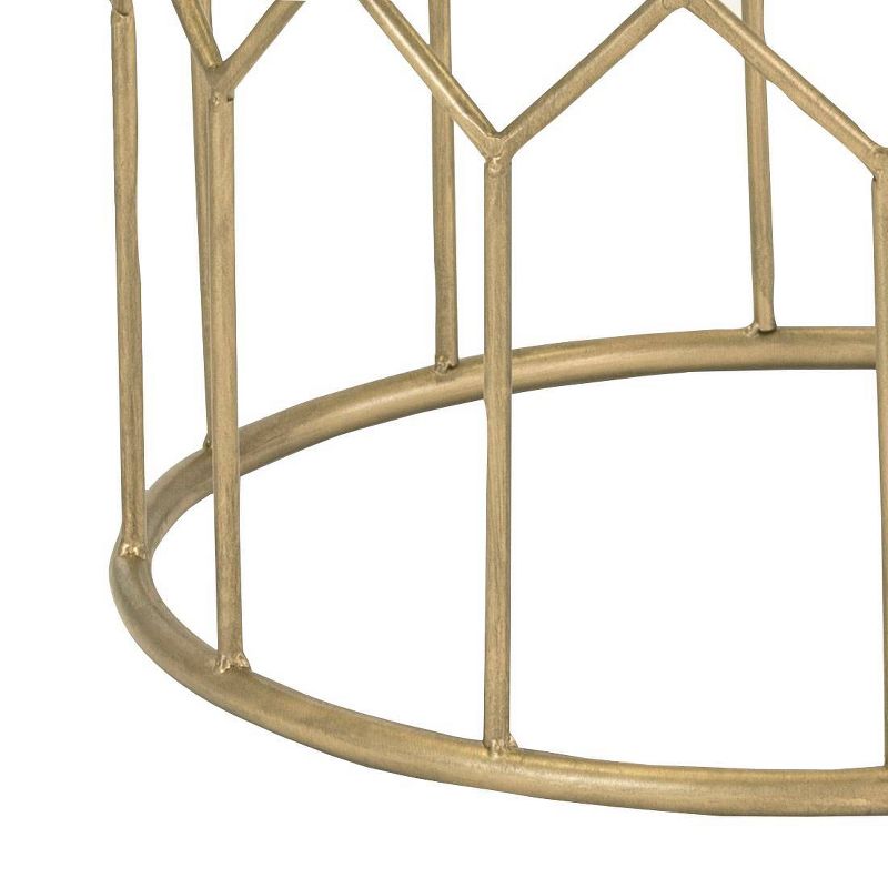 Harper Side Table Gold - Adore Decor