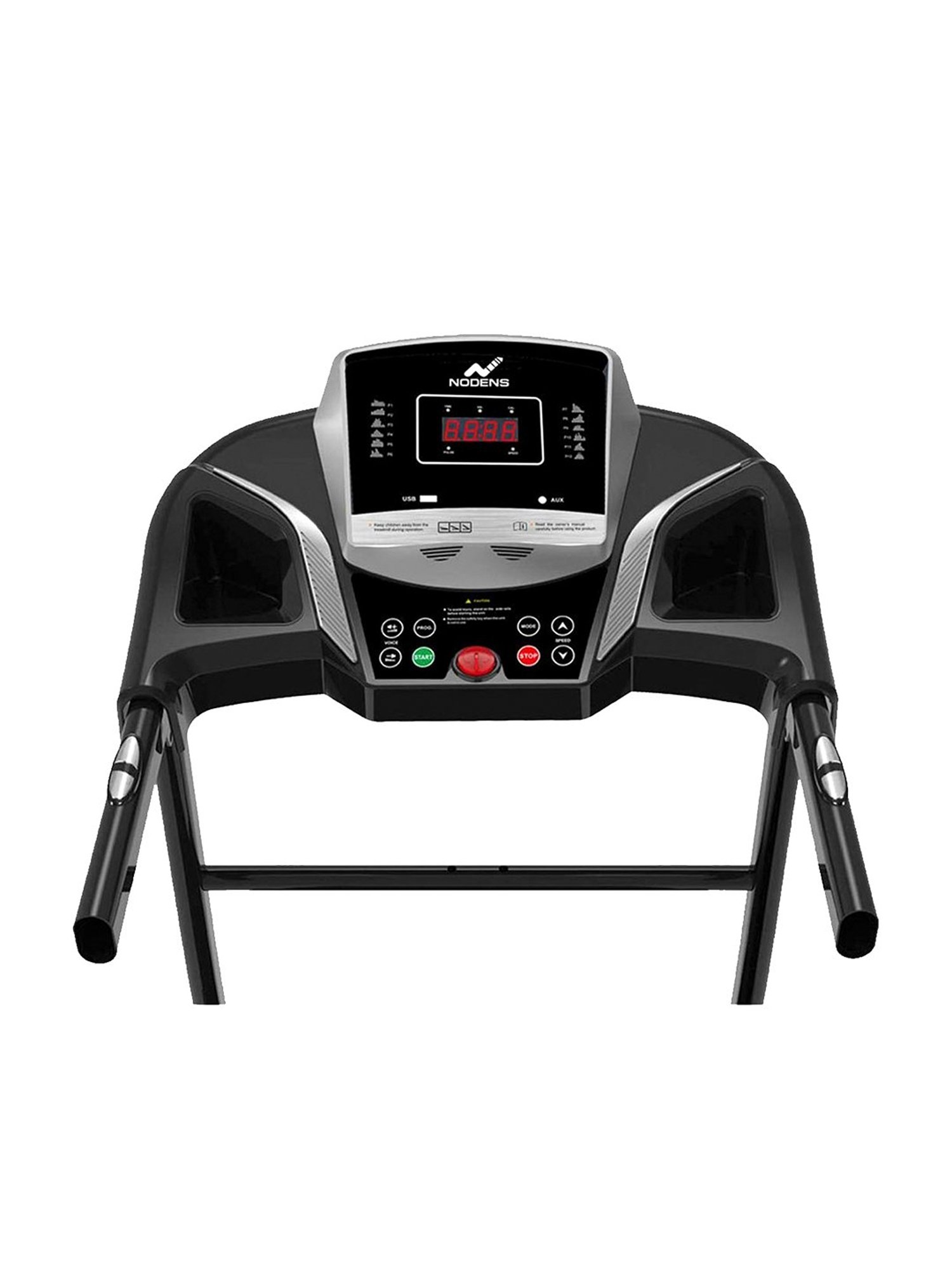 NODENS Fitness Black Automatic Fitness Treadmill (2.0 HP Peak)