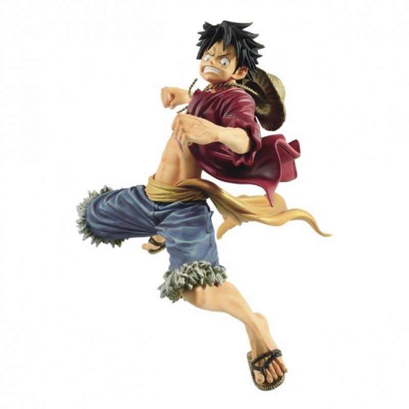 Banpresto World Figure Colosseum Champion One Piece Monkey D Luffy 6" Statue