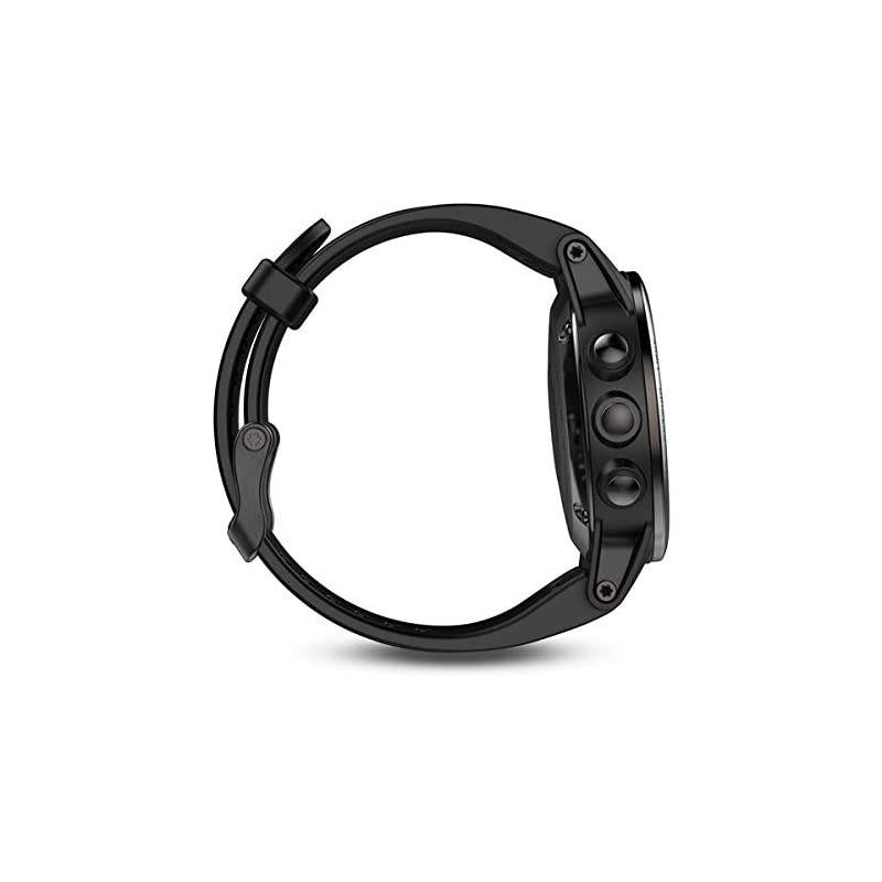 fenix 5s, Premium and Rugged Smaller-Sized Multisport GPS Smartwatch, Sapphire Glass, Black