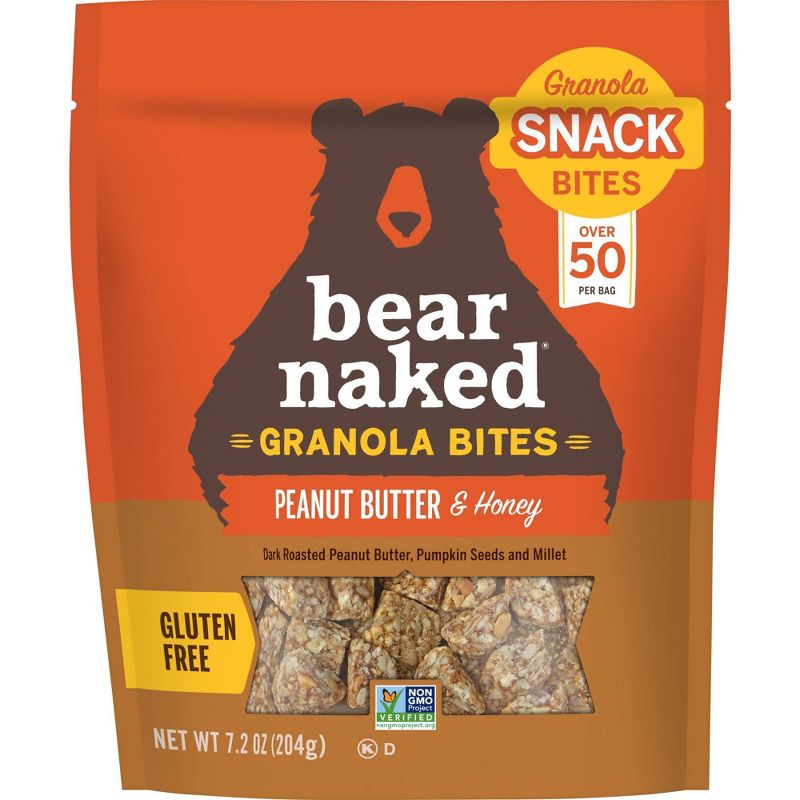 Bear Naked Gluten Free Peanut Butter & Honey Granola Bites - 7oz