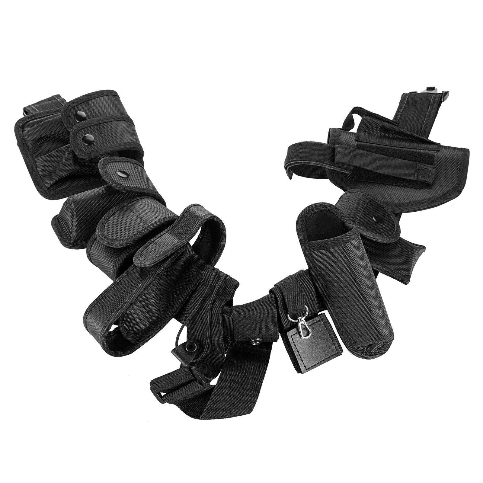 Police Security Guard Modular Enforcement Equipment Duty Belt Tactical 600 Nylon