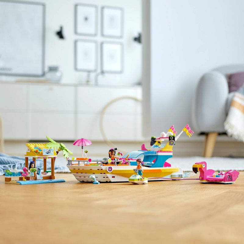 LEGO Friends Party Boat; Playset Helps Kids Enjoy Getaway Play and Hours of Ocean-Themed Fun 41433