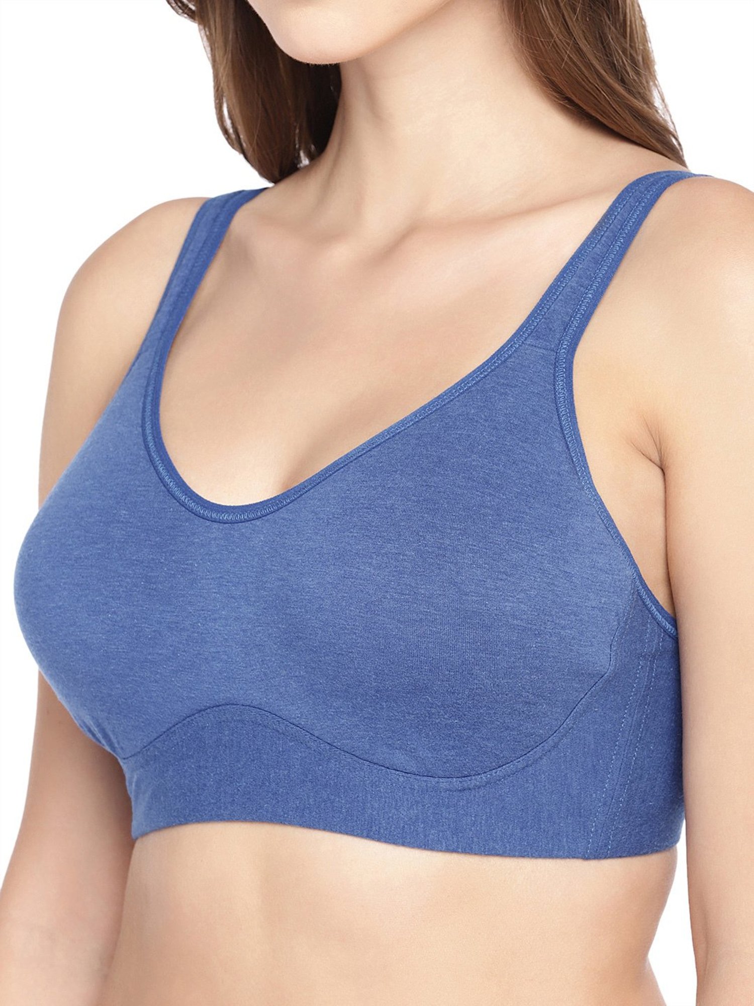 Inner Sense Blue Full Coverage Bra - Pack of 3