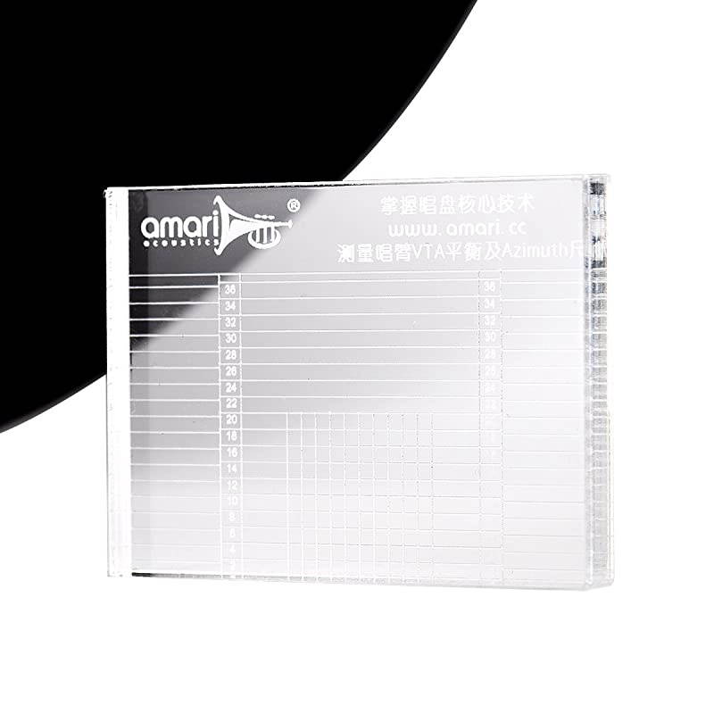 HiFi Tonearm VTA Cartridge Azimuth Alignment Ruler Headshell Alignment Block