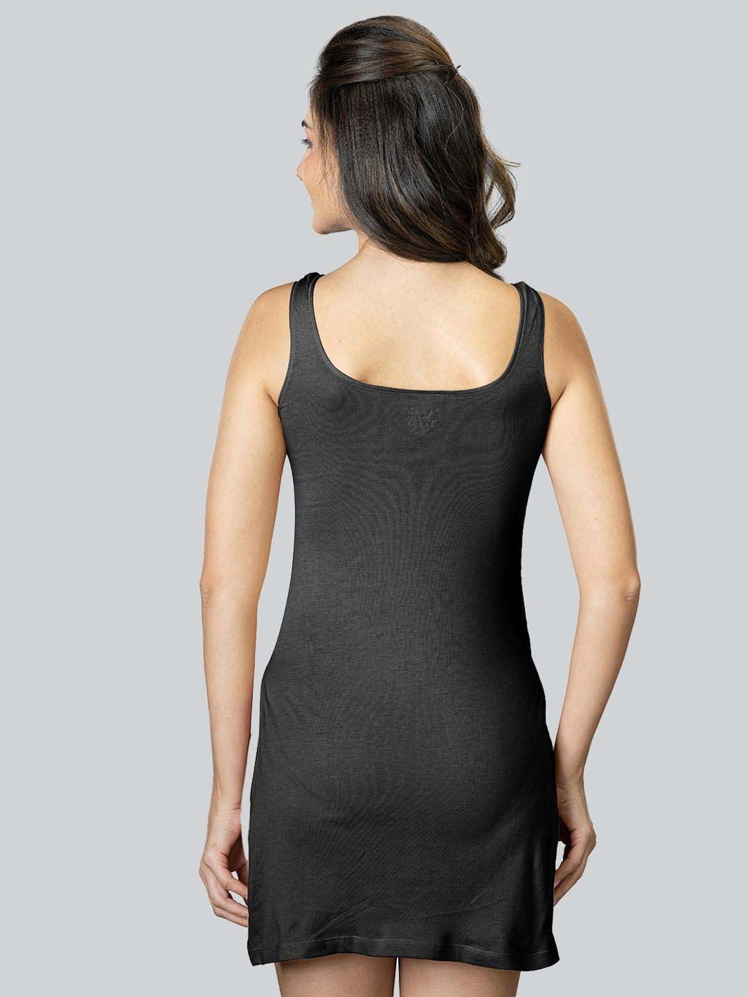 Superstar by Westside White Ribbed Cotton Blend Tank Top