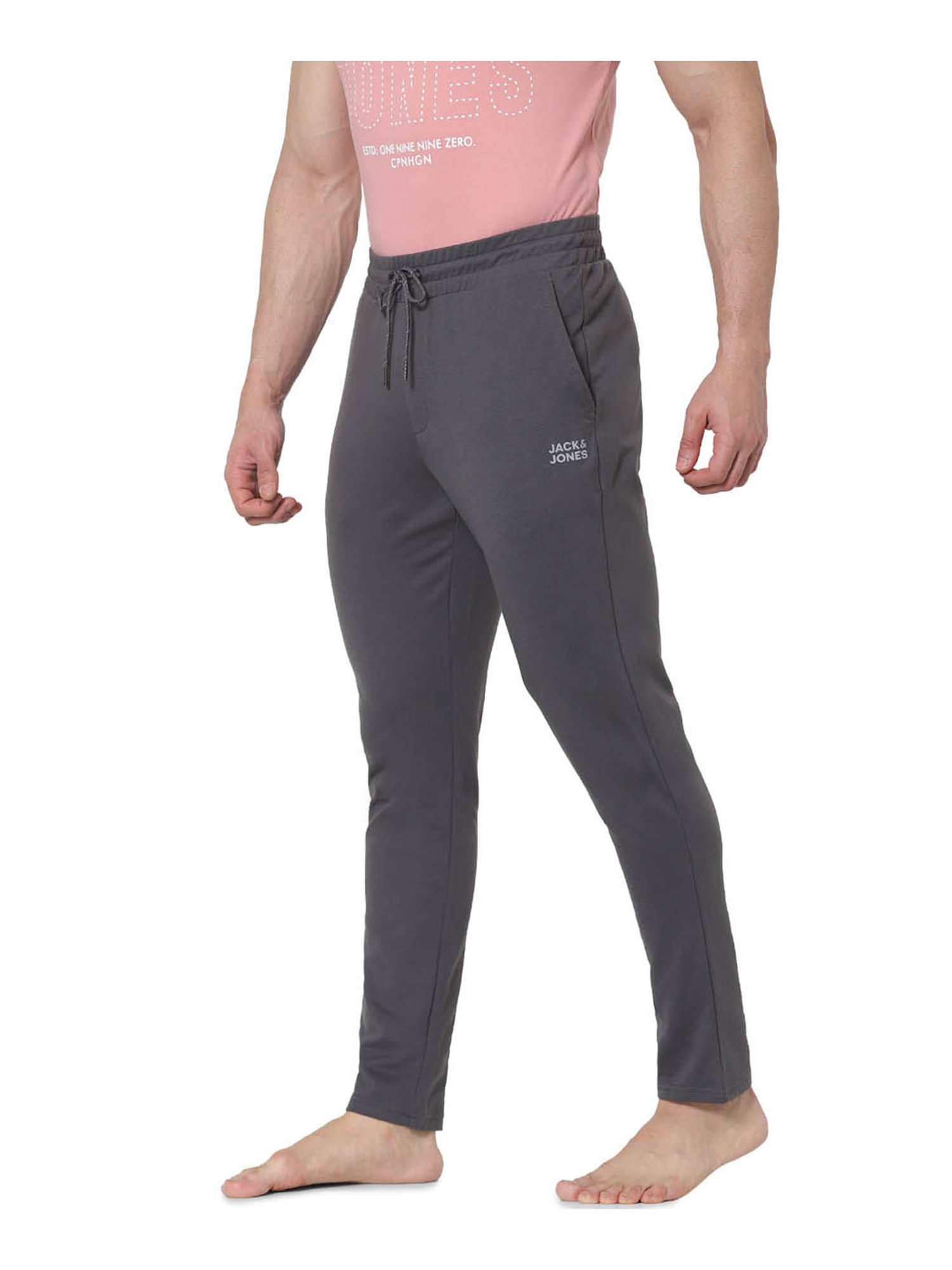 Jack & Jones Dark Grey Regular Fit Trackpants