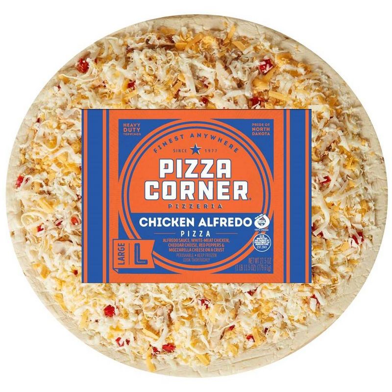 Pizza Corner Chicken Alfredo Frozen Pizza - 27.5oz